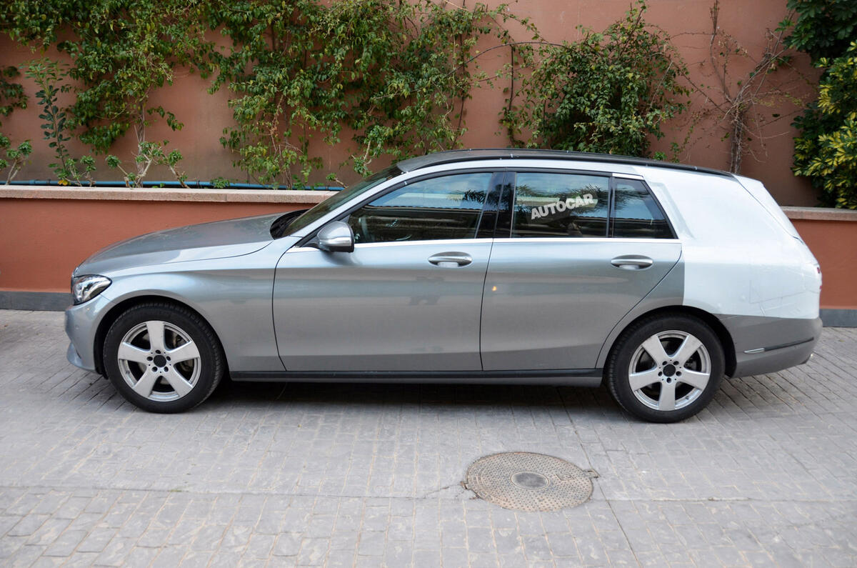 no title Mercedes-Benz C-class estate enters final testing ahead of summer reveal