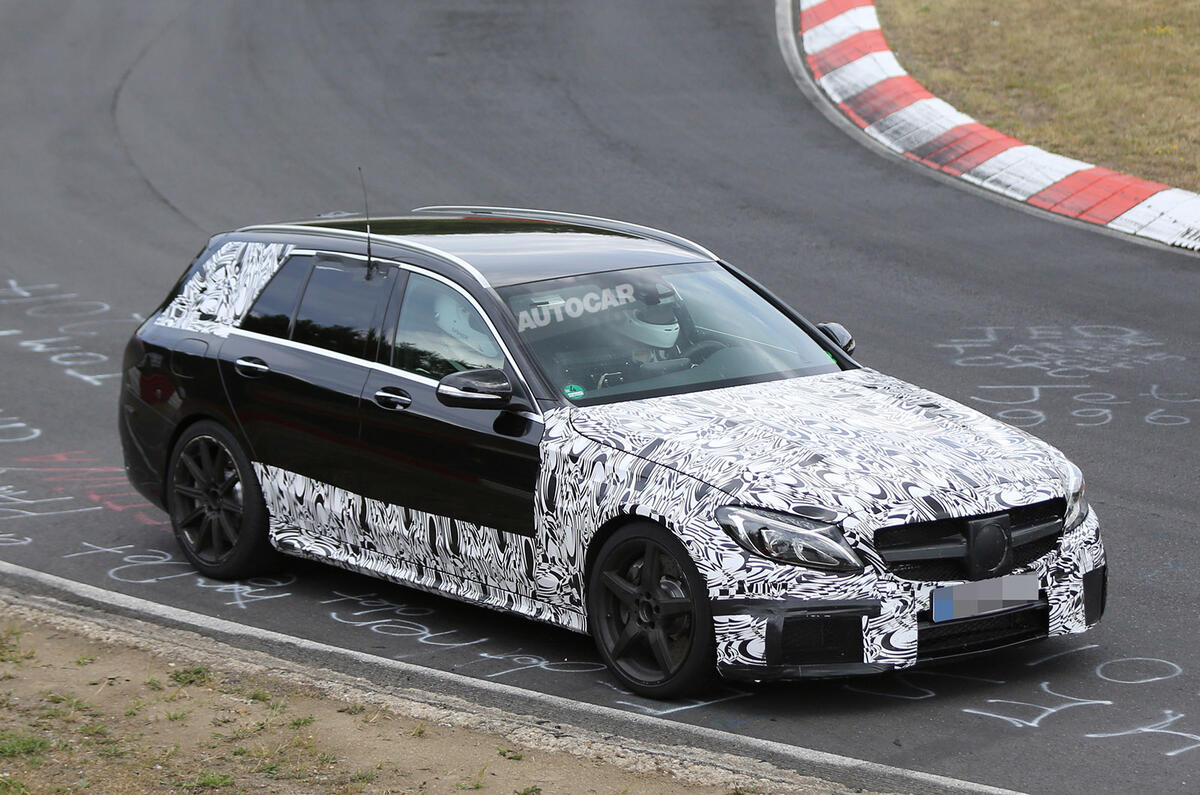 no title Mercedes ramps up C63 AMG estate development ahead of Paris reveal