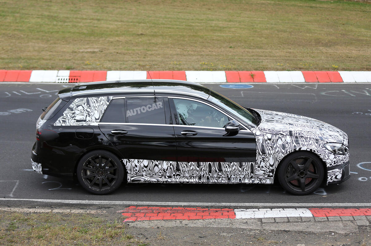 no title Mercedes ramps up C63 AMG estate development ahead of Paris reveal