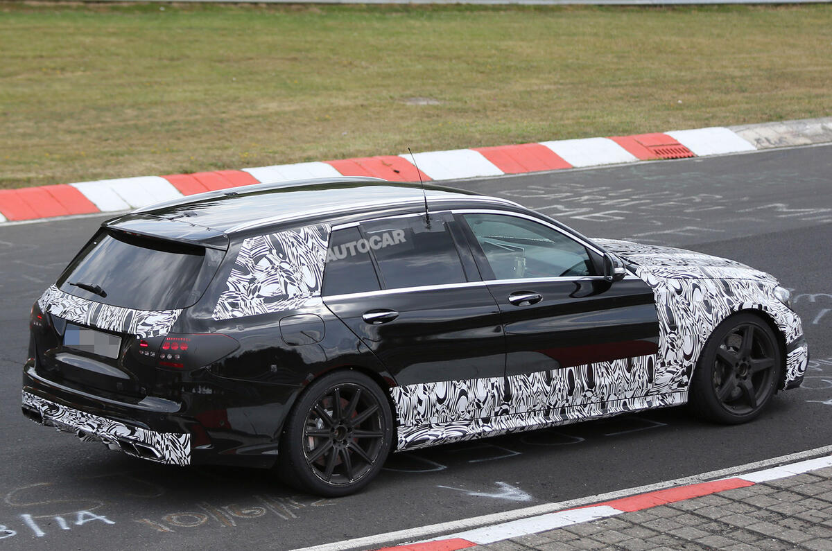 no title Mercedes ramps up C63 AMG estate development ahead of Paris reveal