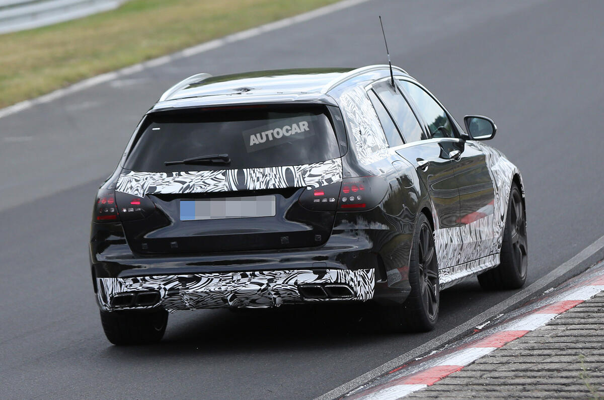 no title Mercedes ramps up C63 AMG estate development ahead of Paris reveal