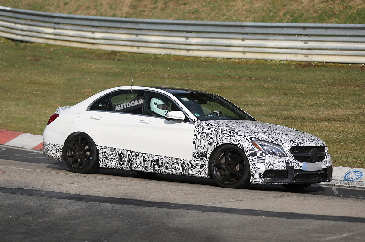 no title Mercedes C63 AMG saloon nears 2015 launch
