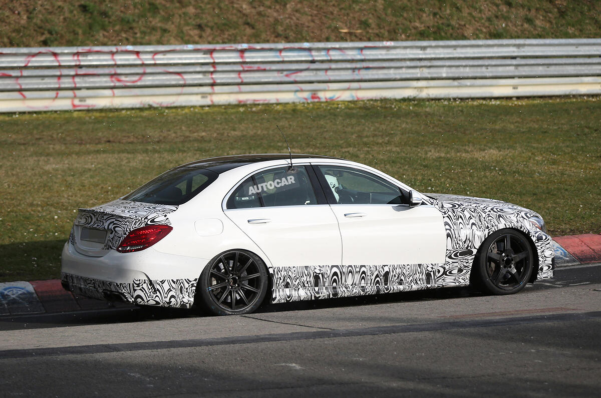 no title Mercedes C63 AMG saloon nears 2015 launch