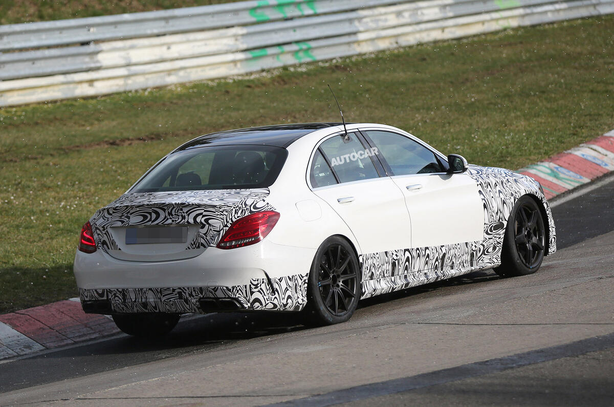 Mercedes C63 AMG saloon nears 2015 launch