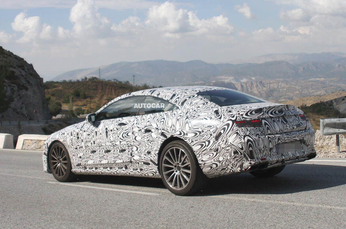 no title New Mercedes S-class coupe spied testing
