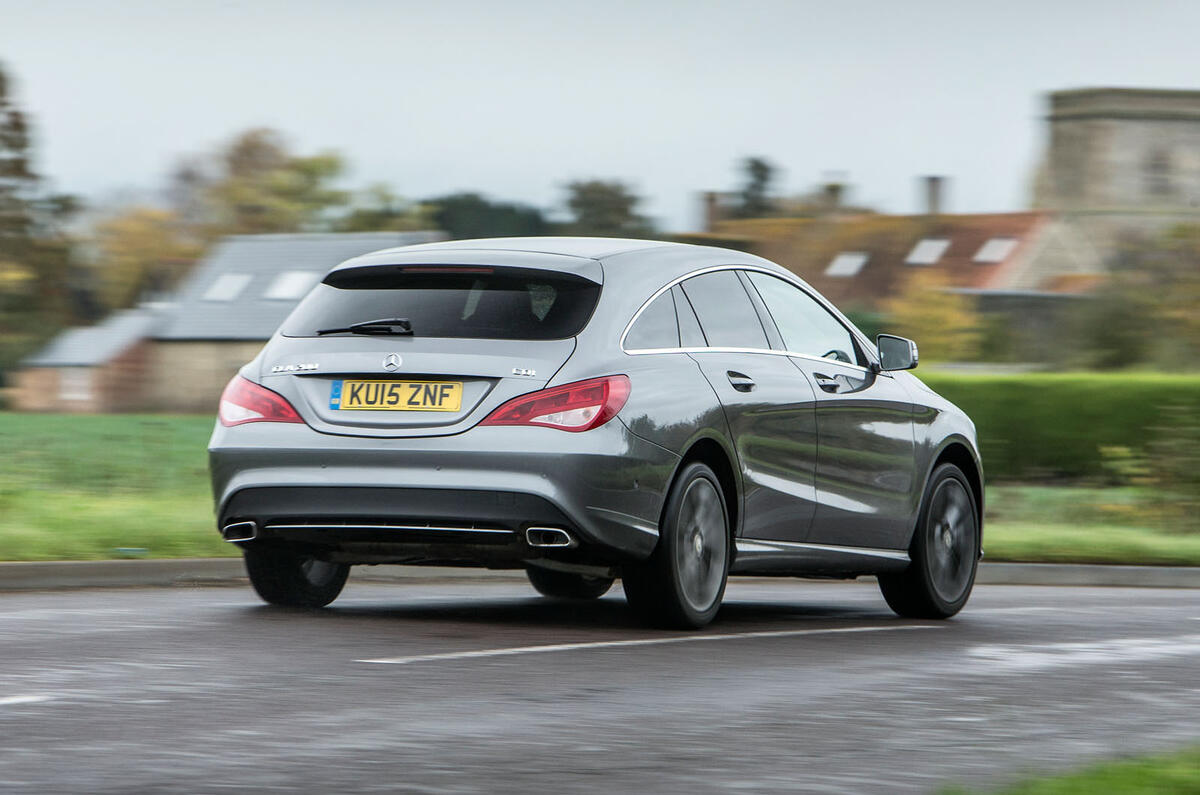 The CLA Shooting brake finds balanced dynamic compromise in its baseline comfort settings