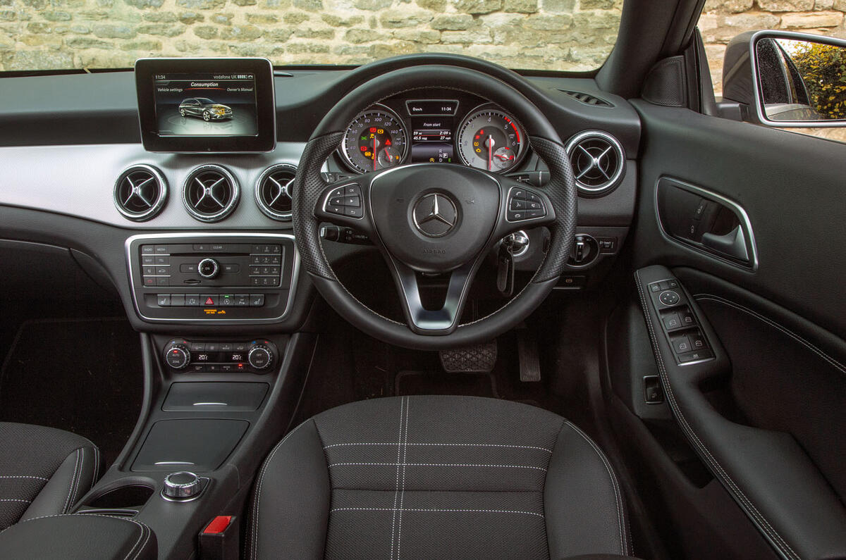 A view from the driver's seat in the CLA Shooting Brake