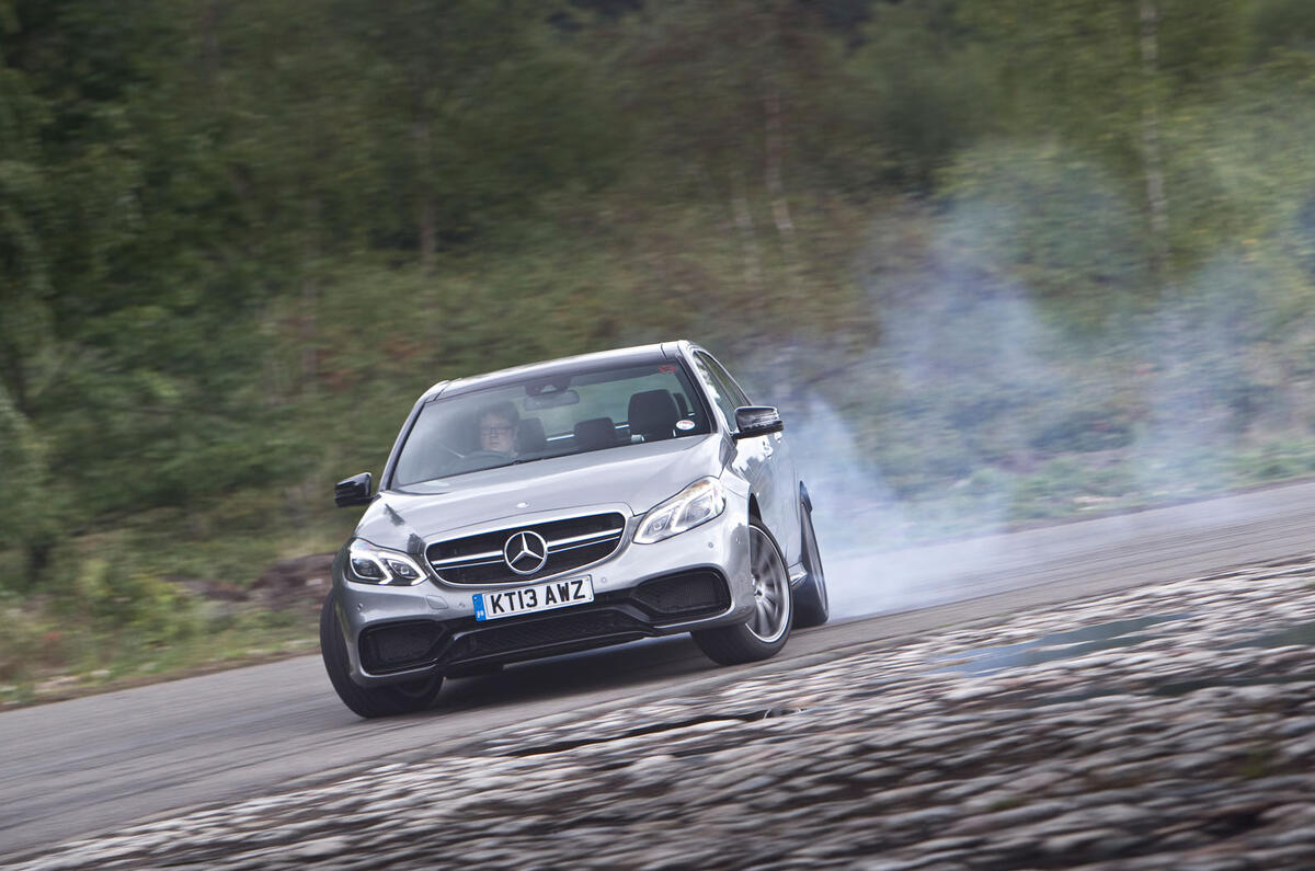 Mercedes-AMG E 63 hard cornering