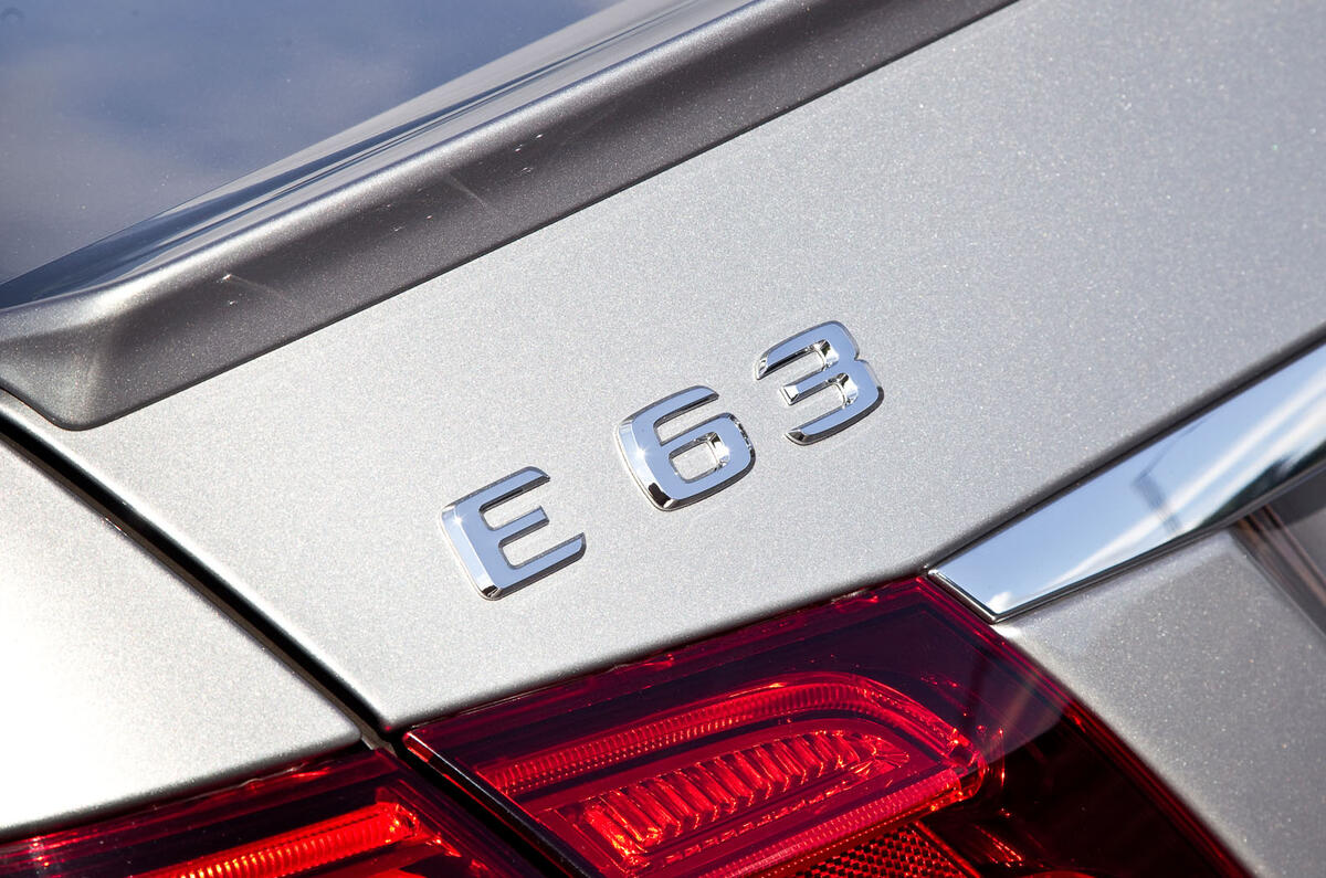Mercedes-AMG E 63 badging