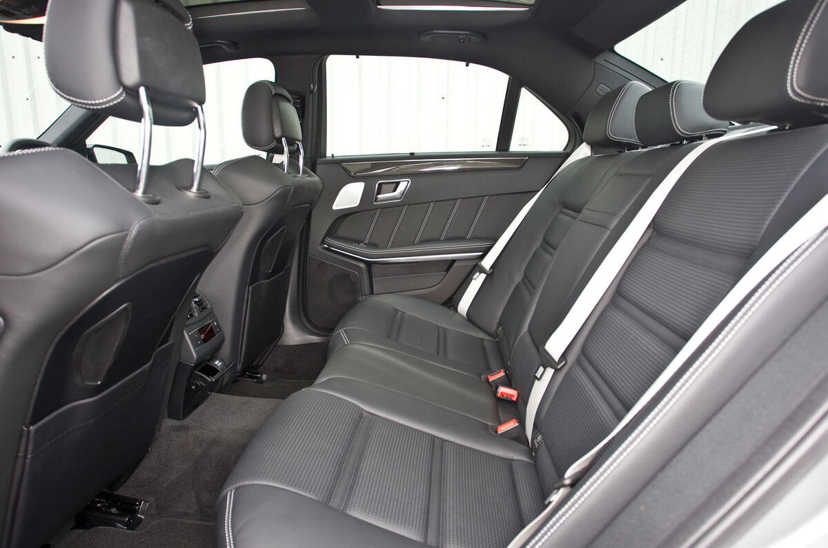 Mercedes-AMG E 63 rear seats