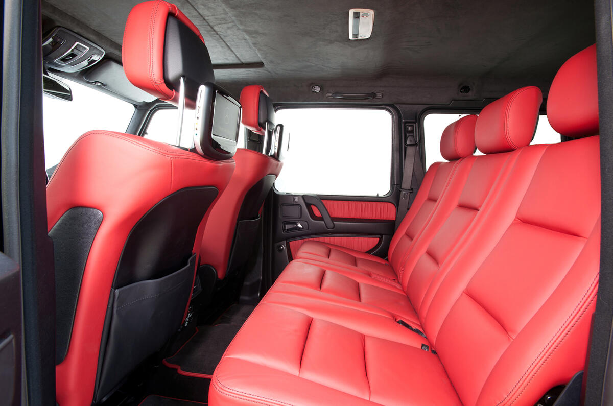 Mercedes-AMG G 63 rear seats
