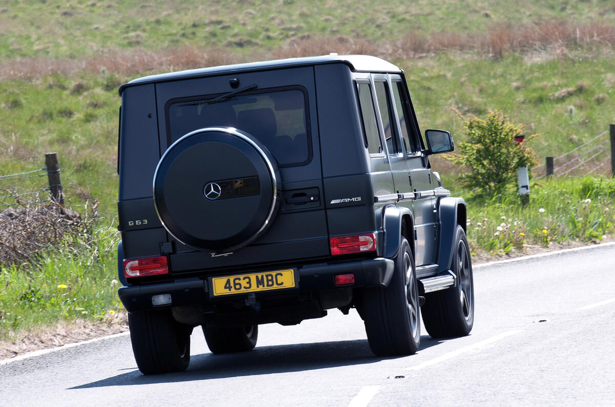 Mercedes-AMG G 63 rear cornering
