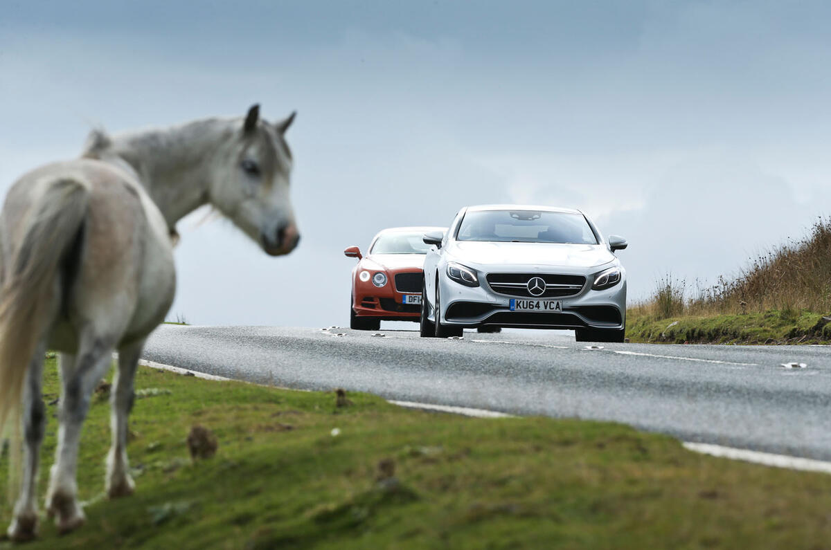 Comparison - Bentley Continental GT Speed vs. Mercedes S63 AMG coupé Comparison - Bentley Continental GT Speed vs. Mercedes S63 AMG coupé