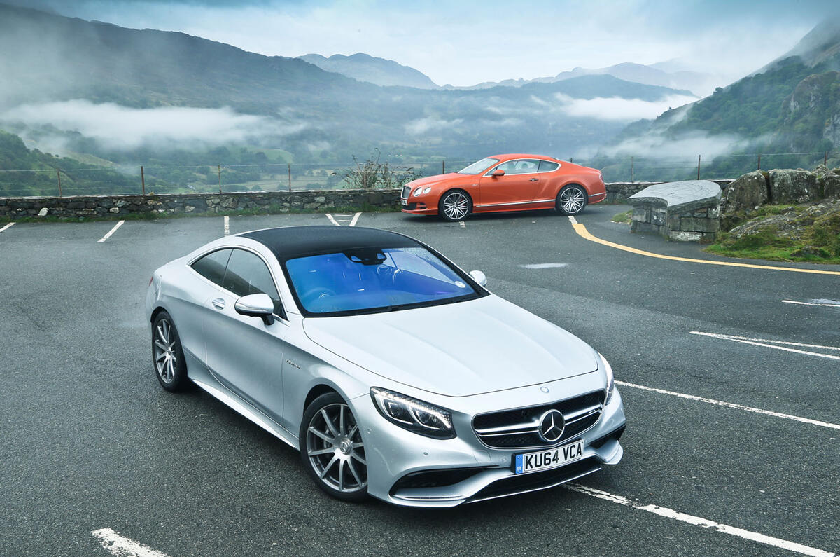 Comparison - Bentley Continental GT Speed vs. Mercedes S63 AMG coupé Comparison - Bentley Continental GT Speed vs. Mercedes S63 AMG coupé