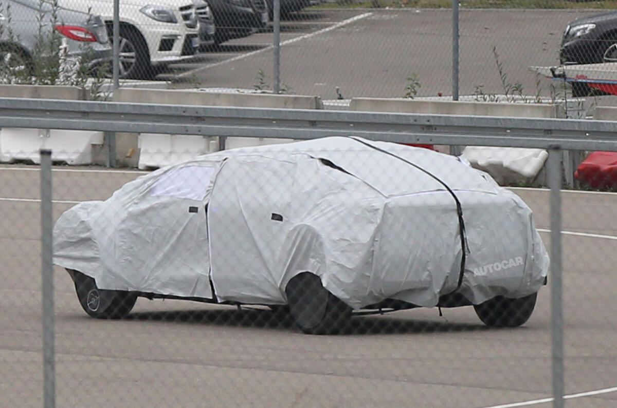 no title Mercedes-Benz autonomous concept car spied
