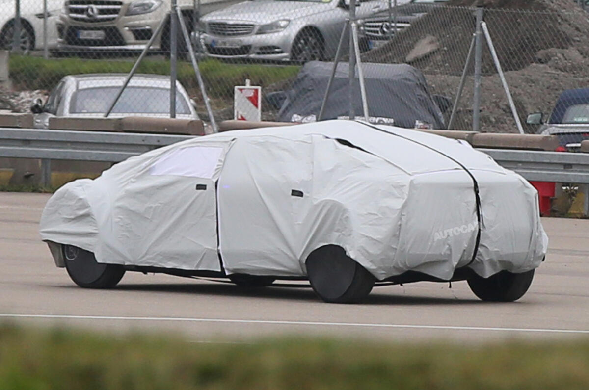 no title Mercedes-Benz autonomous concept car spied