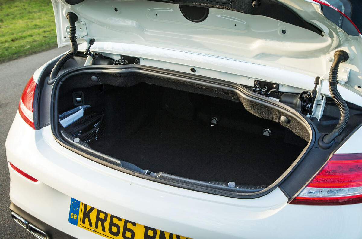 Mercedes-AMG C 63 Cabriolet boot space