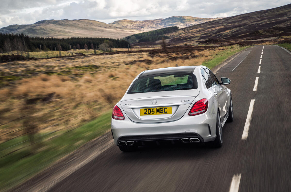 Mercedes-AMG C 63 rear