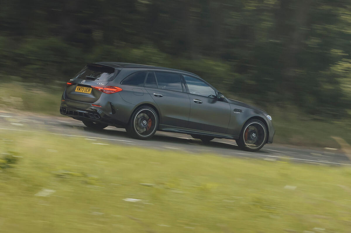 mercedes amg c63s review 2024 26 rear cornering mercedes amg c63s review 2024 26 rear cornering