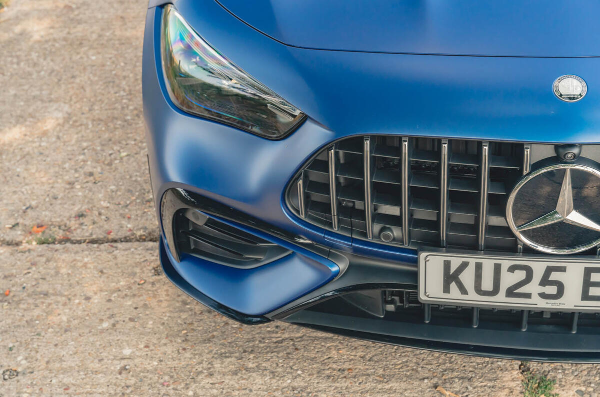 Mercedes AMG CLE 53 review 2025 004 grill and lights