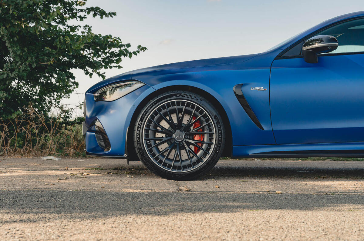 Mercedes AMG CLE 53 review 2025 005 wheel