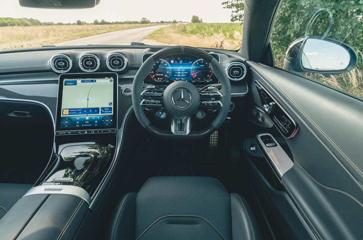 Mercedes AMG CLE 53 review 2025 009 dash