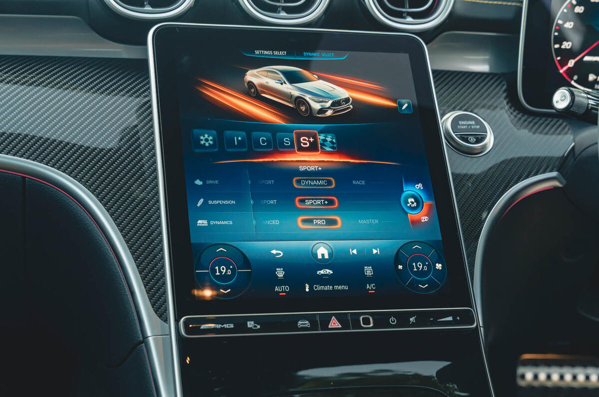 Mercedes AMG CLE 53 review 2025 010 drive modes