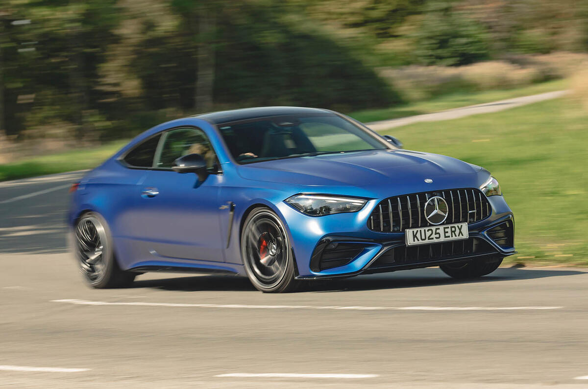 Mercedes AMG CLE 53 review 2025 017 front cornering