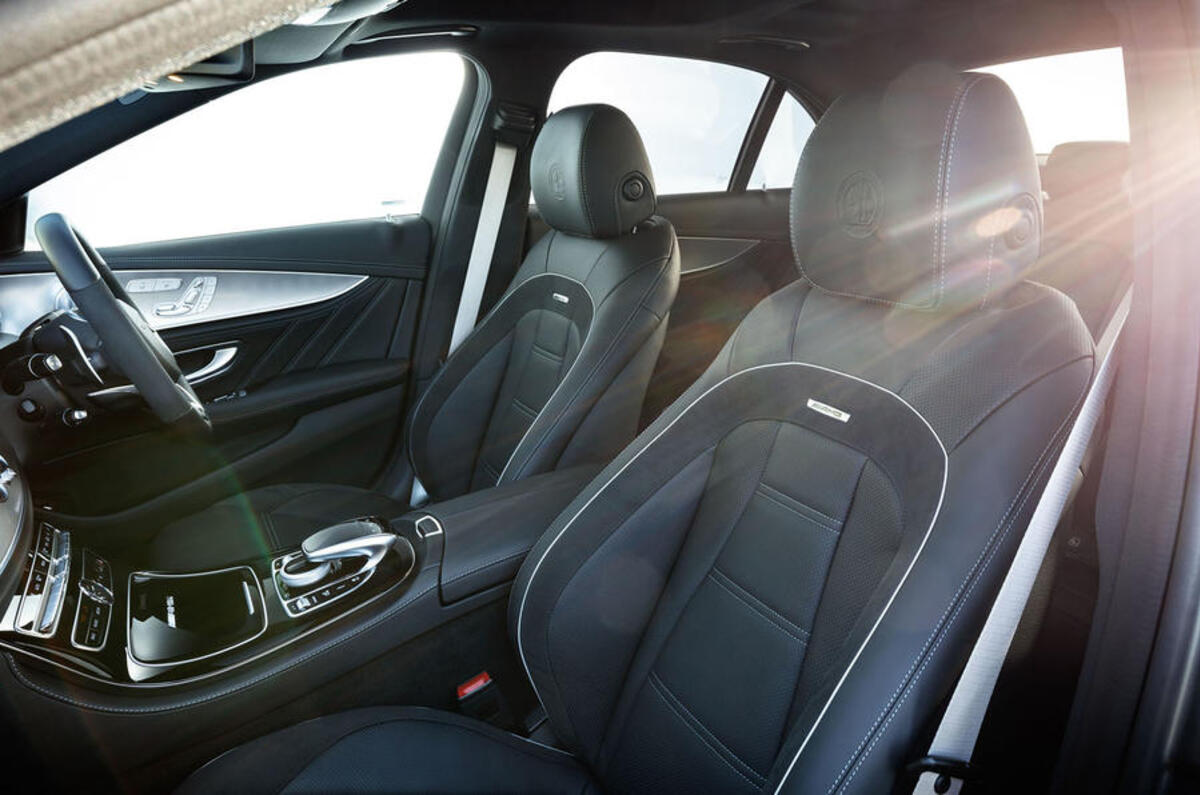 Mercedes-AMG E 63 front seats