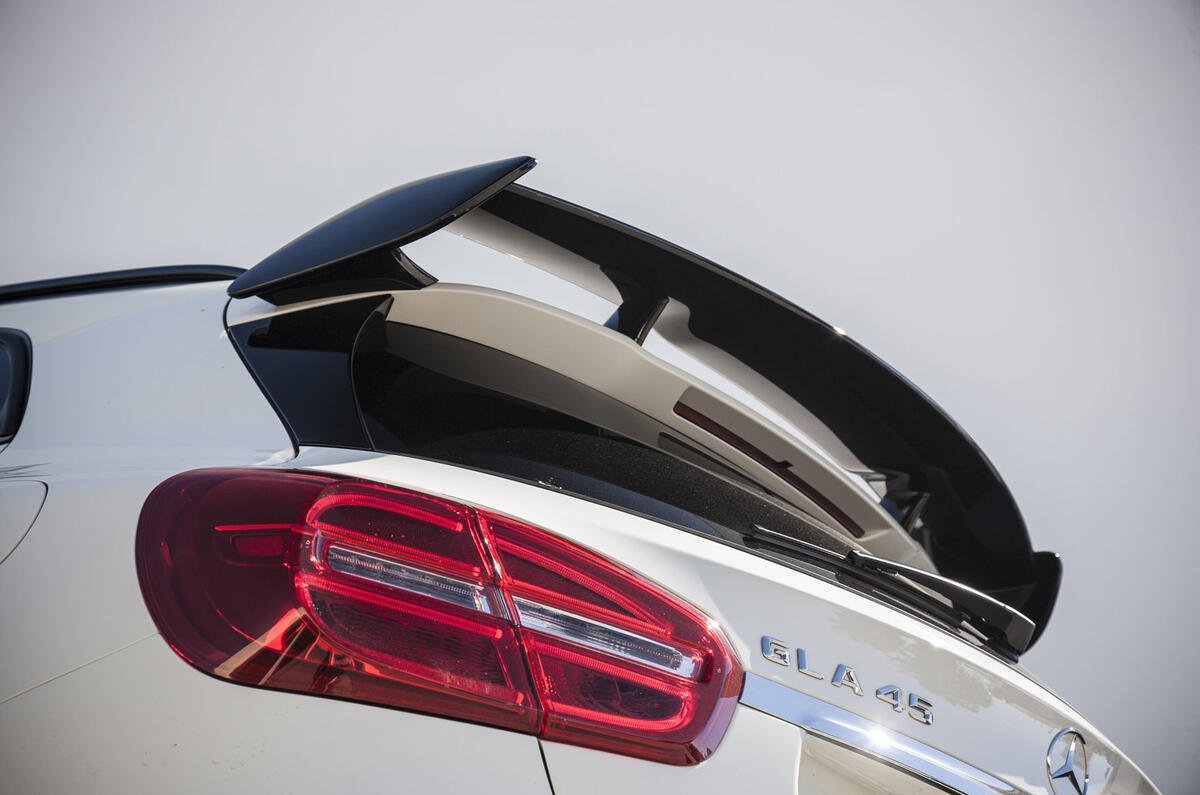 Mercedes-AMG GLA 45 rear spoiler