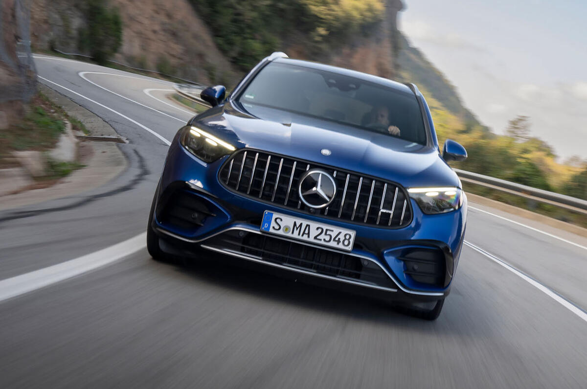 mercedes amg glc63 s review 2023 002 tracking nose