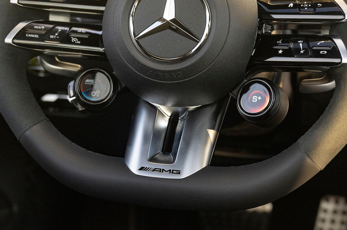 mercedes amg glc63 s review 2023 018 steering wheel