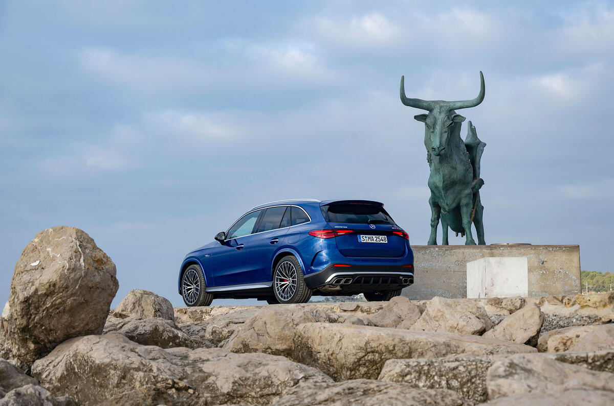 mercedes amg glc63 s review 2023 026 static rear