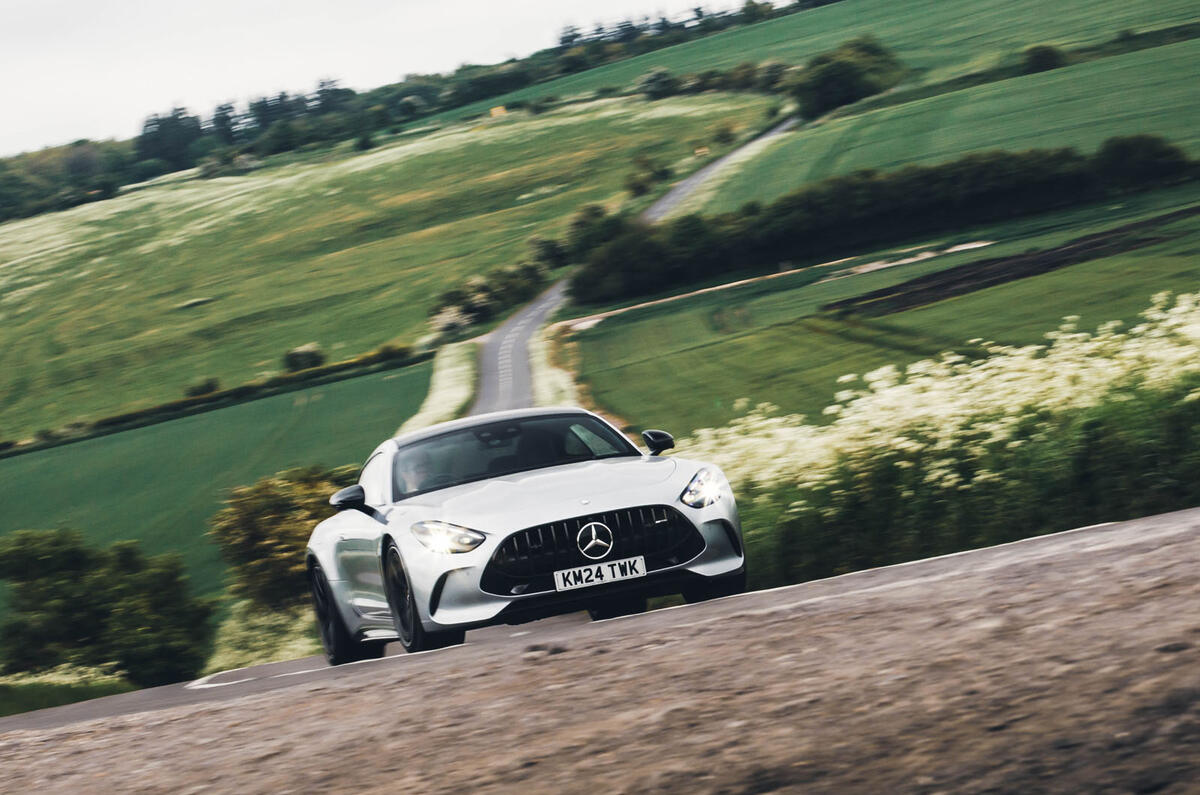 mercedes amg gt 63 coupe review 2024 25 front cornering mercedes amg gt 63 coupe review 2024 25 front cornering
