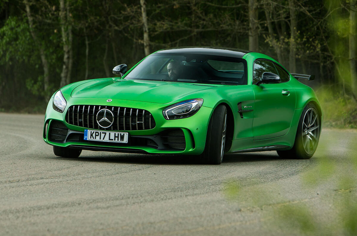Mercedes-AMG GT R cornering