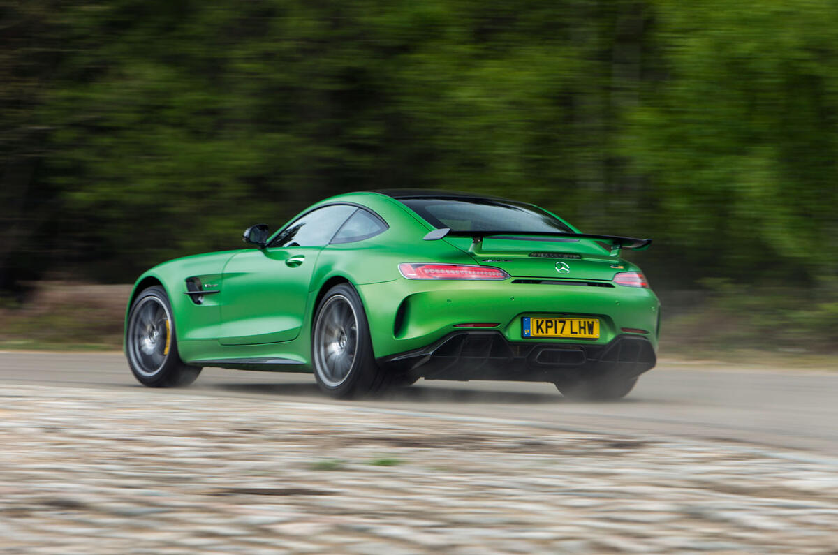 Mercedes-AMG GT R rear cornering