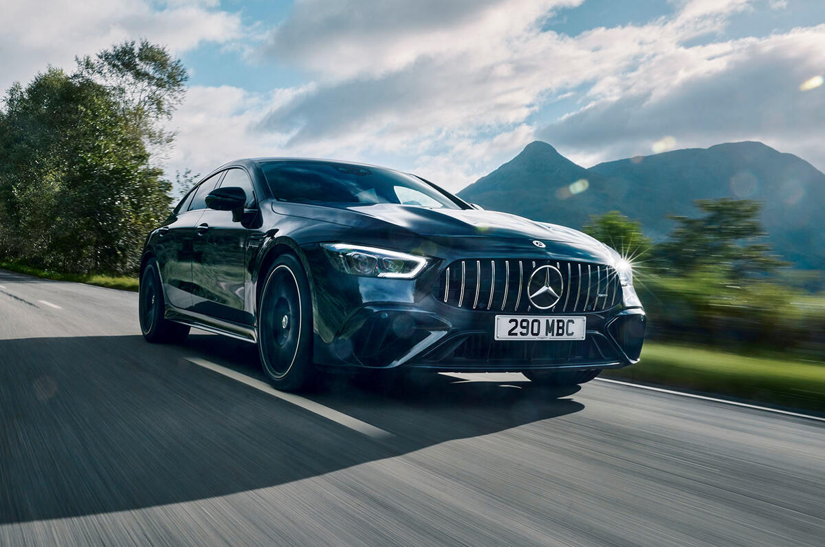 mercedes amg gt63s performance 4 door 05 tracking front