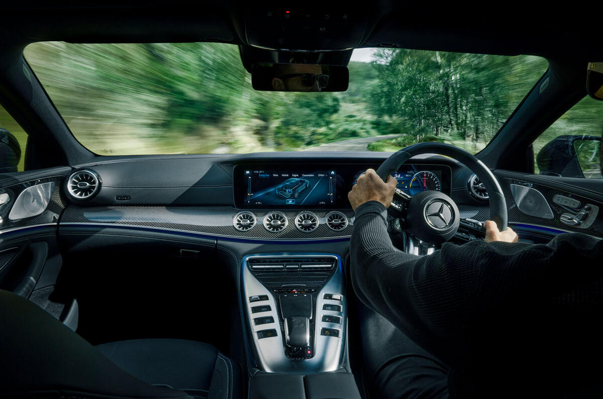 mercedes amg gt63s performance 4 door 08 driving