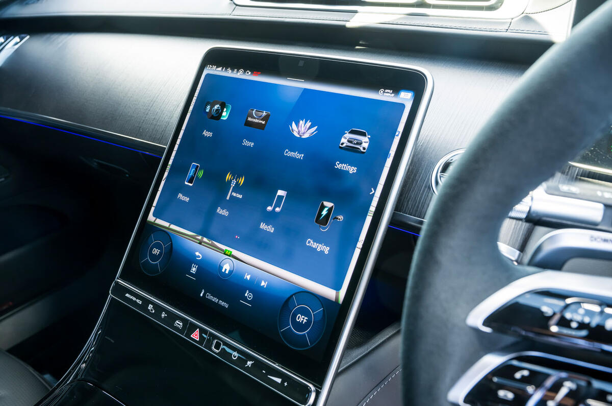 Mercedes AMG S63 e Performance review 2024 08 infotainment Mercedes AMG S63 e Performance review 2024 08 infotainment