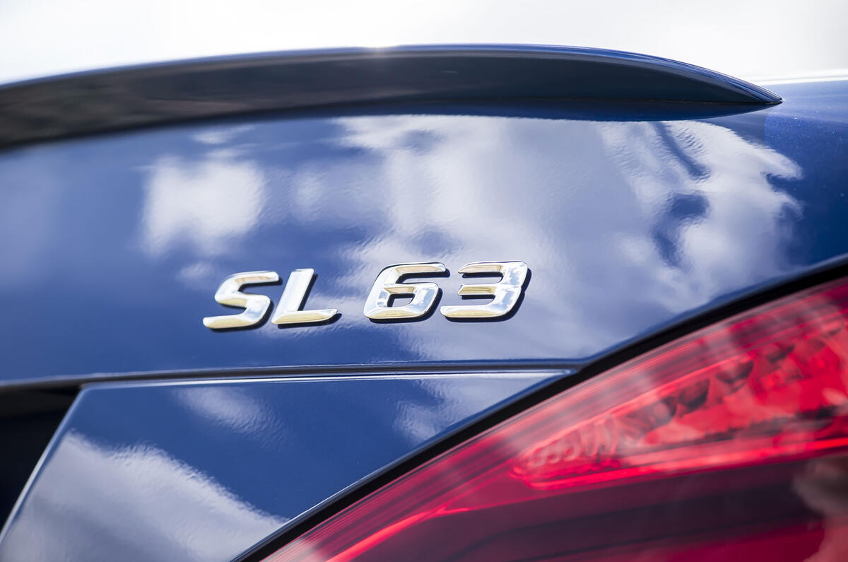 Mercedes-AMG SL 63 badging