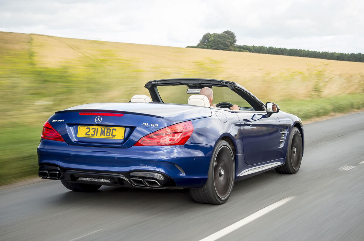 mercedes amg sl 63 rear