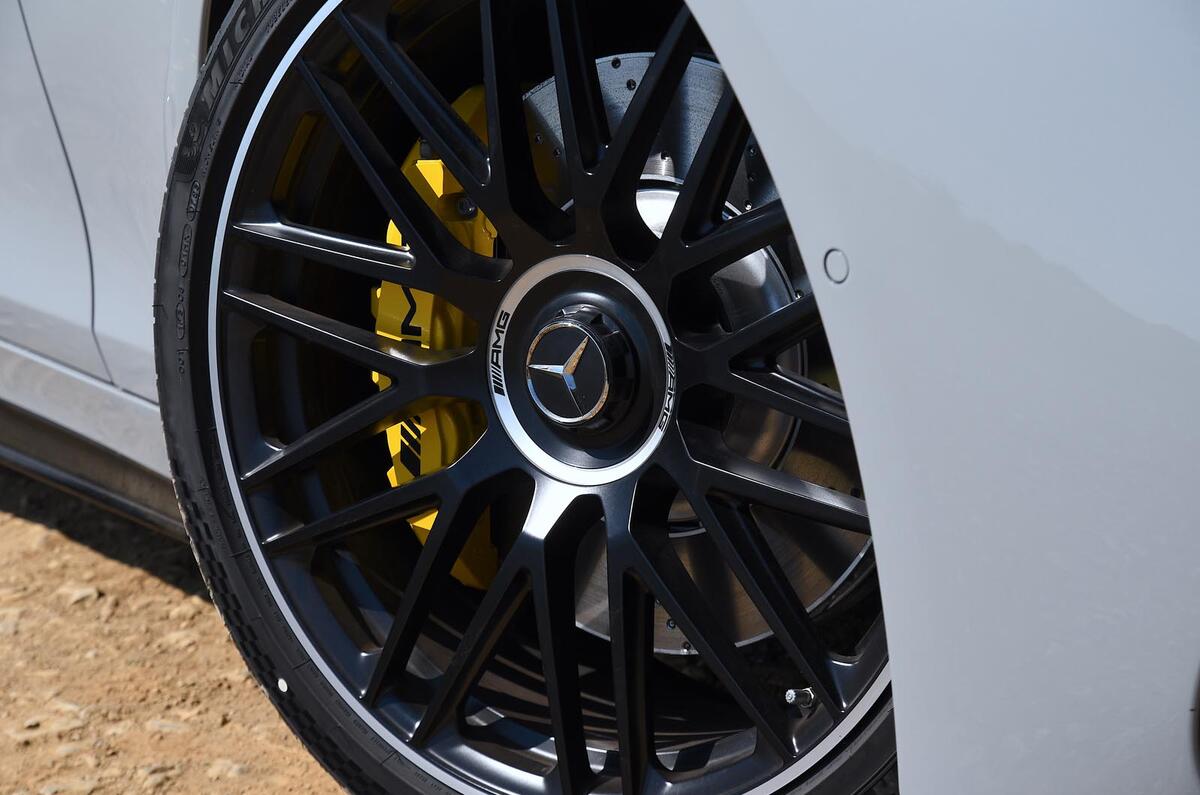 mercedes amg sl63 road test 2023 07 wheel