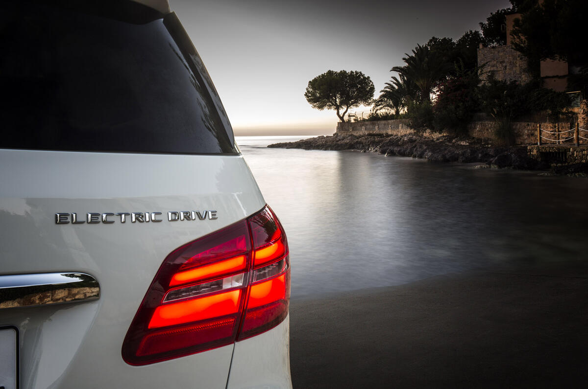 B-Class Electric Drive rear lights