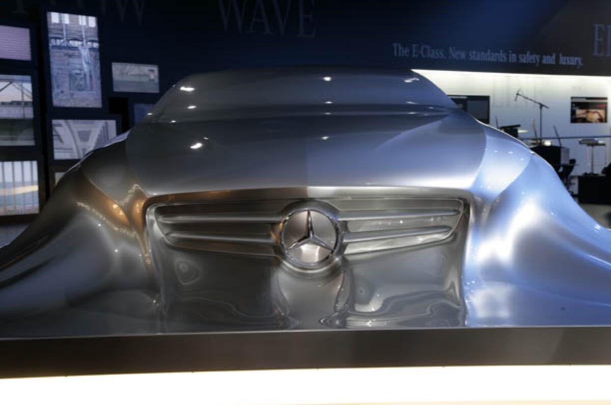 no title Merc sculpture hints at next CLS