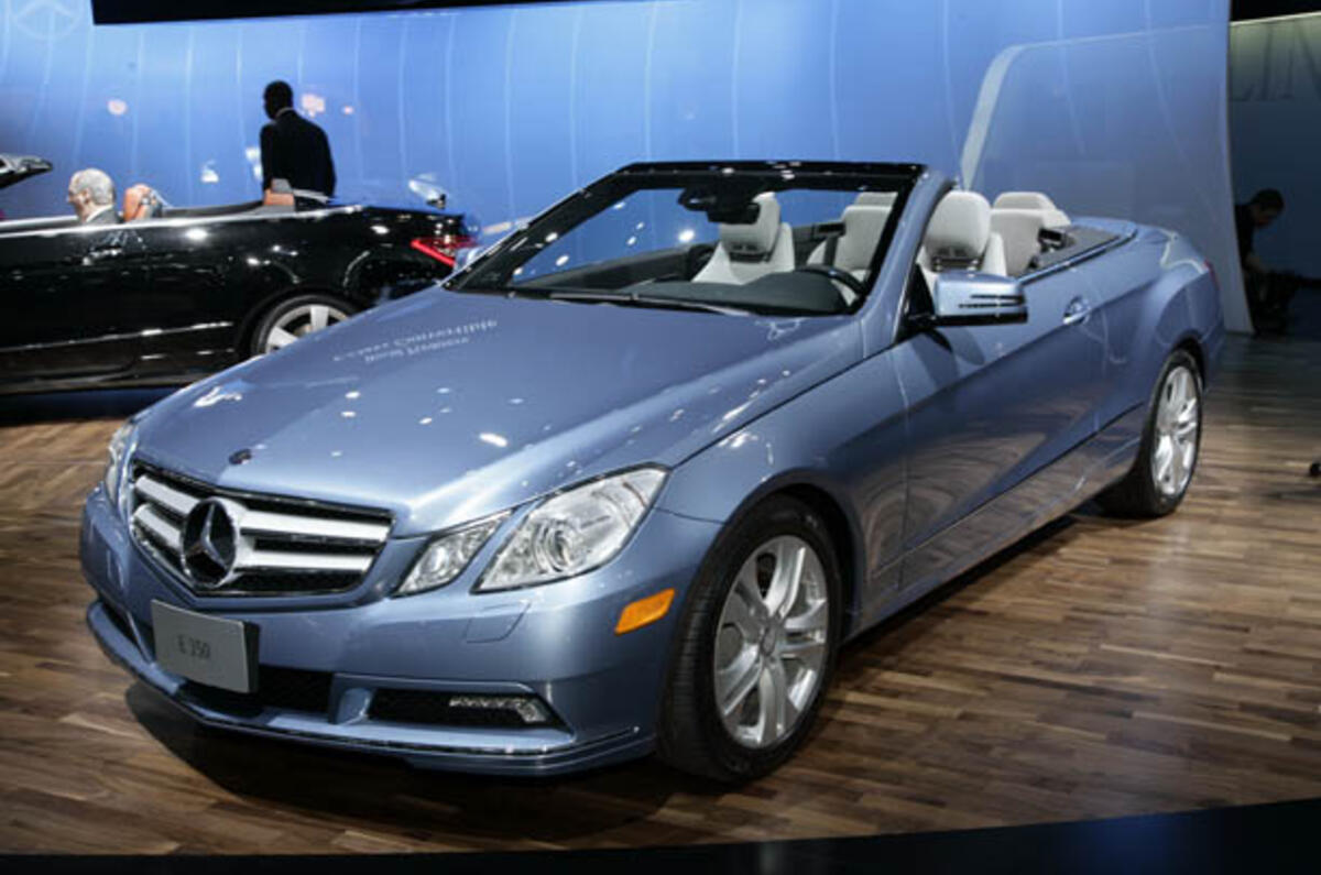 no title Detroit motor show: E-class cabrio
