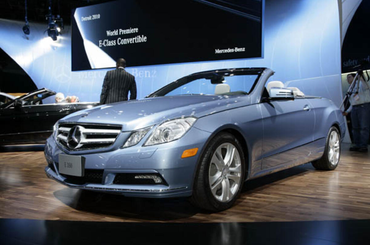 no title Detroit motor show: E-class cabrio