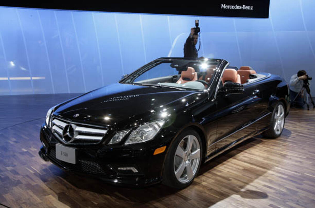 no title Detroit motor show: E-class cabrio