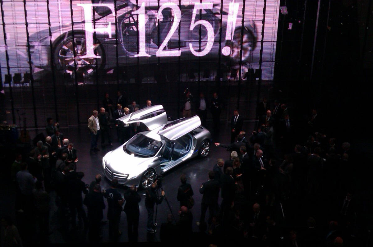 Frankfurt motor show: Mercedes F125