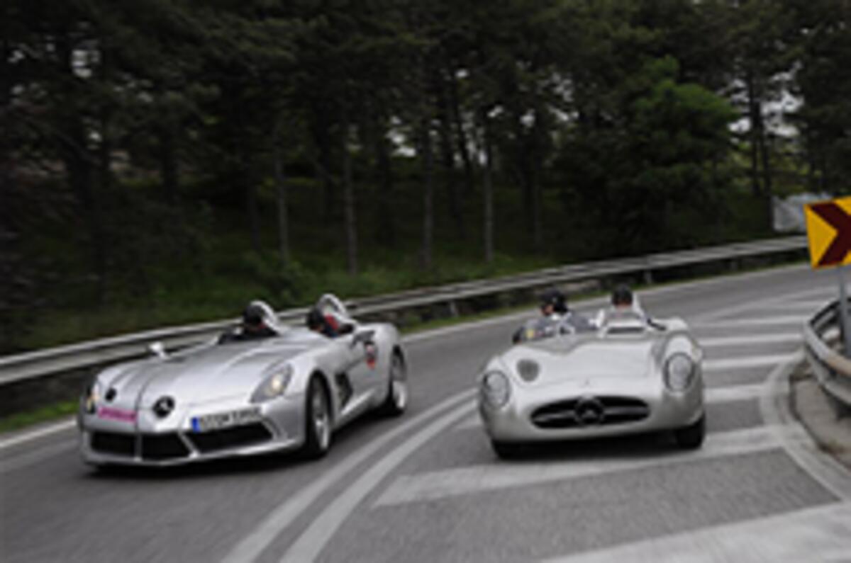 Merc speedster visits Mille Miglia