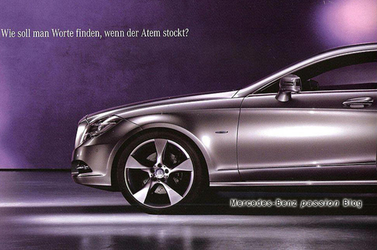 New Mercedes CLS leaks out